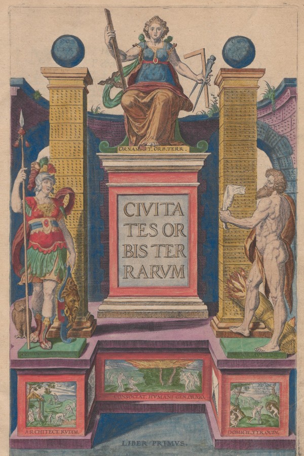 Title page of the Civitates Orbis Terrarum
