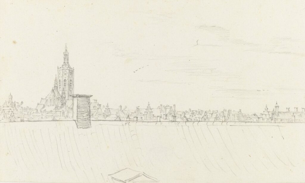 View of The Hague from a roof top.