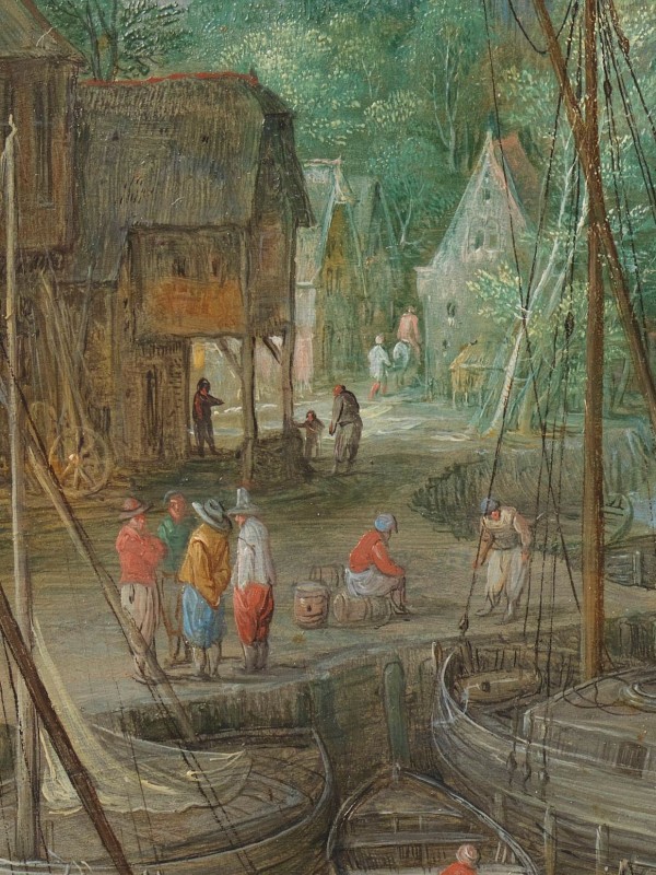 Harbour with boats