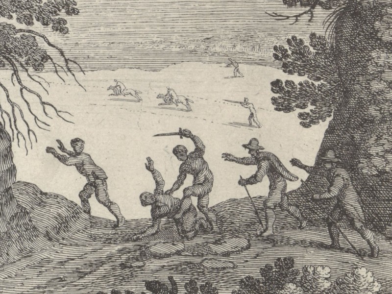 Bandits attack two travellers